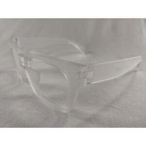 Nicole Miller NM2288 Matte Crystal Clear Square Reading Glasses +1.50 New York